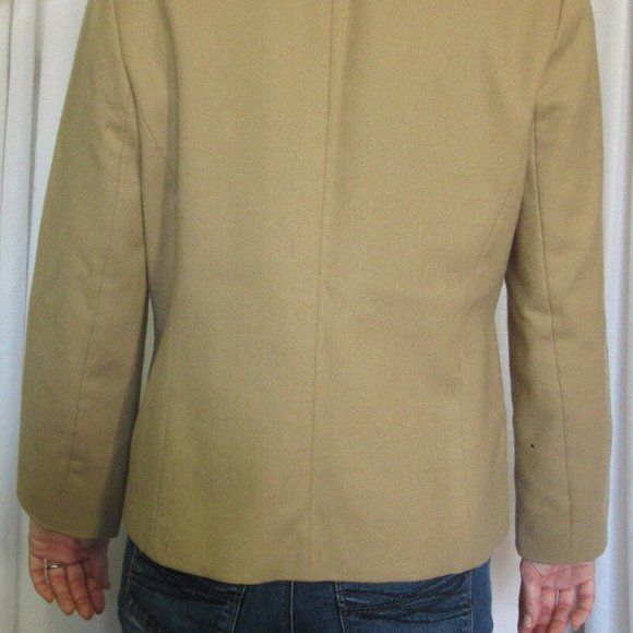 Brown Wool Jacket, Single Button Blazer, Horse - Picture 4 of 10